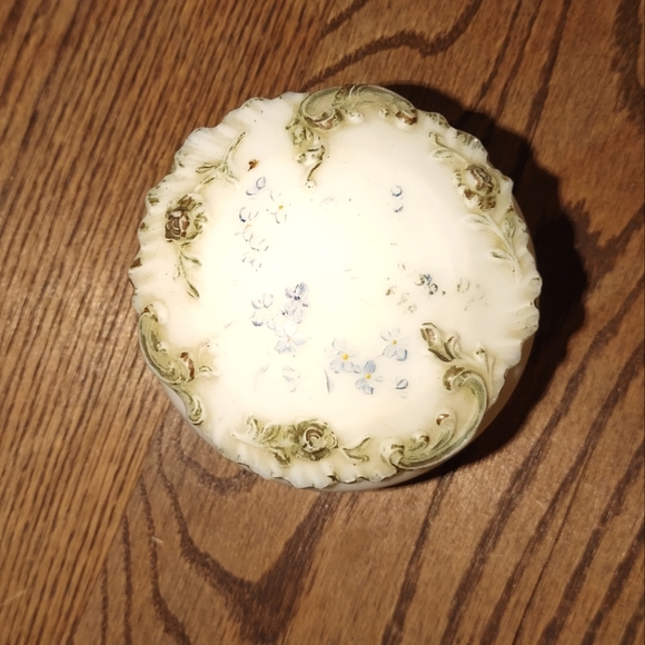 Vintage Milk Glass Vanity Dish - Picture 1 of 8